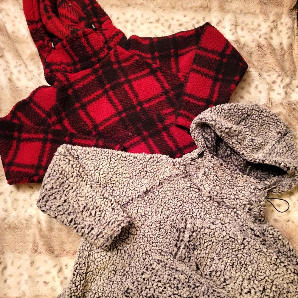 Vs Pink Sherpa Pullover Hoodies